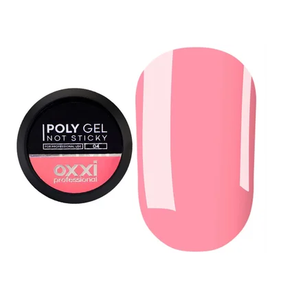 Полігель Oxxi Professional Not Sticky Poly Gel #4, 30 мл