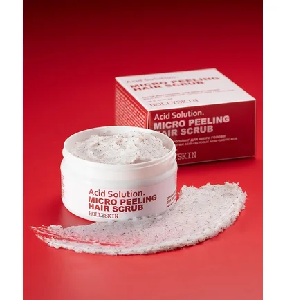 Скраб для шкіри голови та волосся HollySkin Acid Solution, 130 г