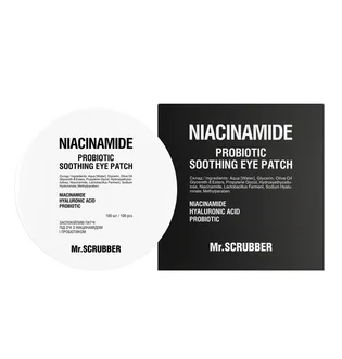Заспокійливі патчі під очі Mr.Scrubber Niacinamide, з ніацинамідом та пробіотиком