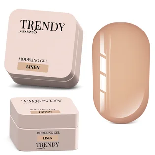 Моделюючий гель Trendy Nails Modeling Gel, Linen, HEMA/TPO free, 50 мл