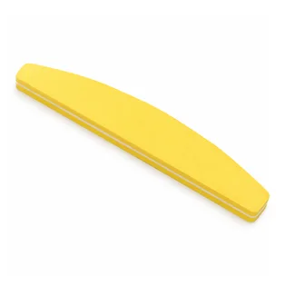 Баф для манікюру 100/180 грит, жовтий, 175×30 мм