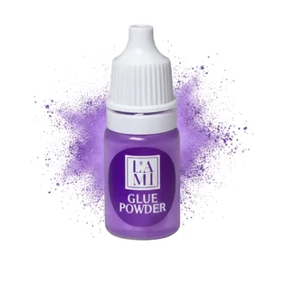 Клей-пудра для корейської техніки ламінування Lami Lashes Glue Powder, фіолетова, 3 г