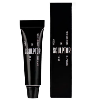 Kremowa farba do brwi i rzęs Sculptor, Deep Black, 15 ml