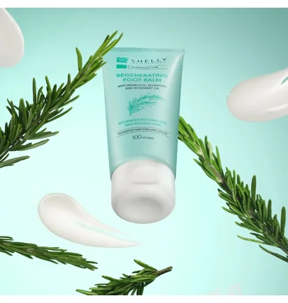 Regenerating Foot Balm Shelly, with bisabolol, allantoin and rosemary oil, 100 ml