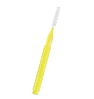 Щіточка для брів і вій Baby Brush, жовта, 0.8 мм, 1 шт