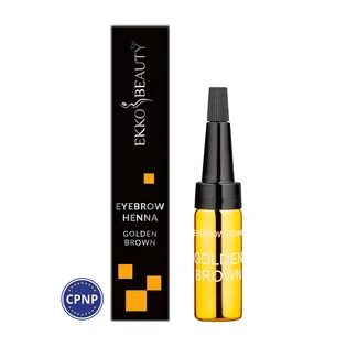 Хна для брів Ekko Beauty, Golden Brown, 7 г