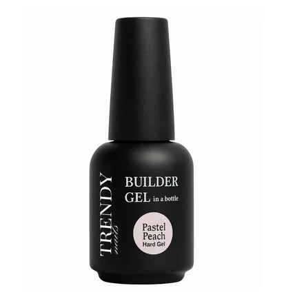 Гель для нарощування Trendy Nails Builder Gel / Hard Gel, Pastel Peach, HEMA/TPO free, 15 мл