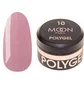 Полігель Moon Full для нарощування нігтів Poly Gel #10, соковито-рожевий із шиммером, 15 мл