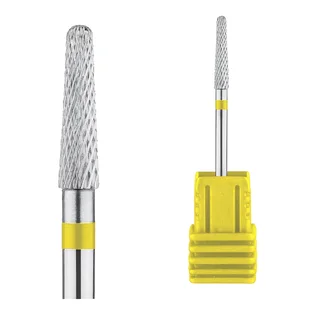 Diamond Drill Bit Kraken Nails, rounded cylinder, with yellow notch