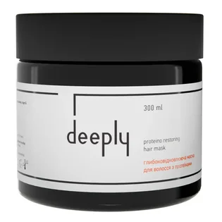 Глибоковідновлювальна протеїнова маска для волосся Deeply Protein Restoring Hair Mask, 300 мл