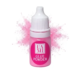 Клей-пудра для корейської техніки ламінування Lami Lashes Glue Powder, рожева, 3 г