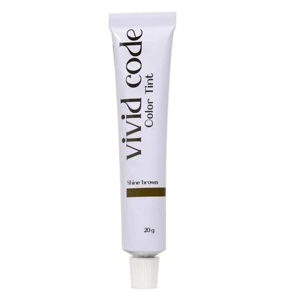 Фарба для брів та вій Vivid Code Color Tint, Shine Brown, 20 г