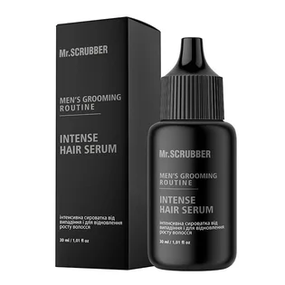 Інтенсивна сироватка проти випадіння та для росту волосся Mr.Scrubber Men's Grooming Routine, 30 мл
