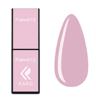 Kolorowy lakier hybrydowy Karo French #013, 8 ml