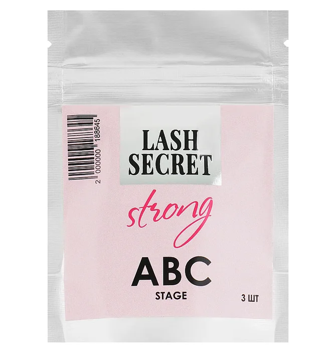 Набір для ламінування вій Lash Secret ABC Strong саше, 3×1.5 мл