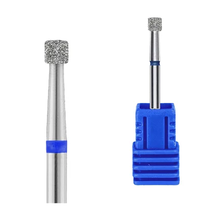 Diamond Drill Bit Kraken Nails, cylinder, with blue notch, 3.5×3.6 mm