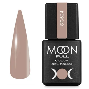 Гель-лак Moon Full Color Gel Polish #SC524, кава з молоком, 8 мл