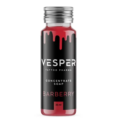Антибактеріальне мило-концентрат для тату Vesper, Barberry, 35 мл