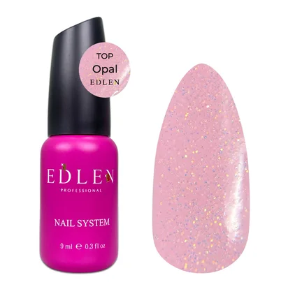 Топ для нігтів Edlen Opal, 9 мл