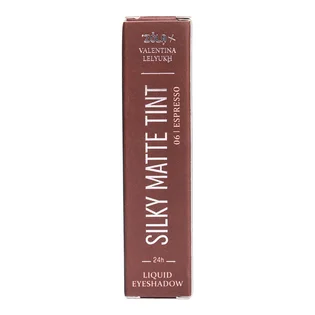 Рідкі тіні для повік ZOLA x Valentina Lelyukh Silky Matte Tint, Espresso #06
