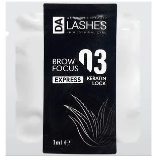 Засіб для брів Dalashes Brow Focus Express Step 03 Keratin Lock саше, 1.5 мл