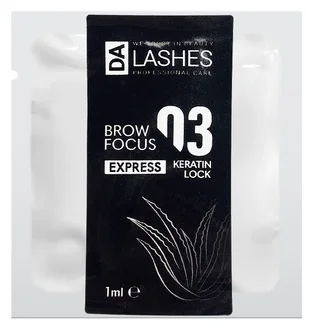Eyebrow Product Dalashes Brow Focus Express Step 03 Keratin Lock sachet, 1.5 ml