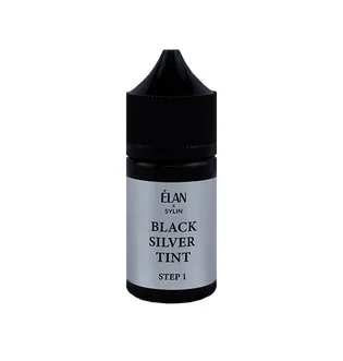 Dye for eyebrows and eyelashes ELAN x Sylin Black Silver Tint Step 1, 30 ml