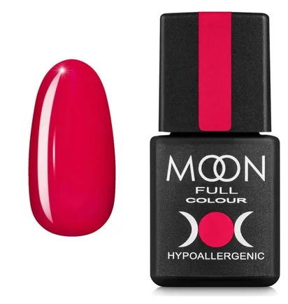 Гель-лак Moon Full Neon #710, темна фуксія, 8 мл