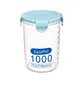 Plastikowy pojemnik z hermetyczną pokrywką, błękitny, 1000 ml